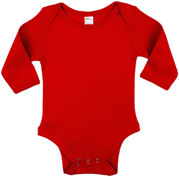 Printed Long-Sleeve Bodysuit Kidswear